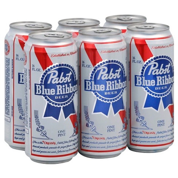 Pabst Blue Ribbon Lager 16oz 6-Pack